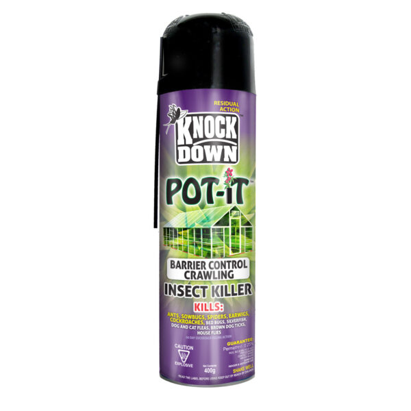 KNOCK DOWN –Pot-iT™ Barrier Control Crawling Insect Killer 60Day 439g KD406D