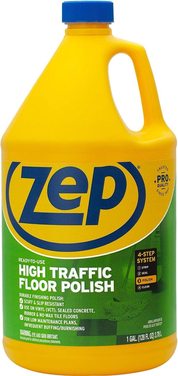 330827D CAHTFF128 ZEP High Traffic Floor Finish 1 Gallon