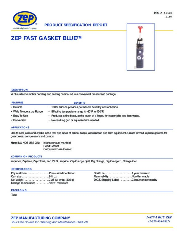 Fast Gasket Blue PSR pdf