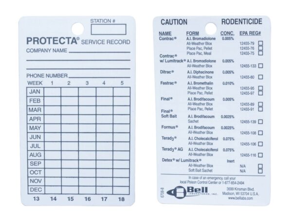 Protecta service cards