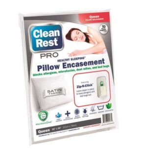 220531D Clean Rest Pro Queen Pillow Encasement